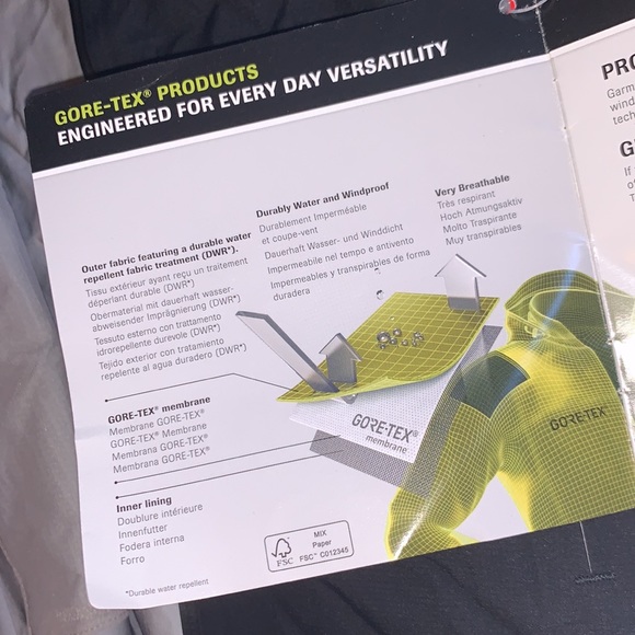 NWT The North Face Shinpuru Gore-Tex Jacket, Black, Medium - Picture 15 of 15